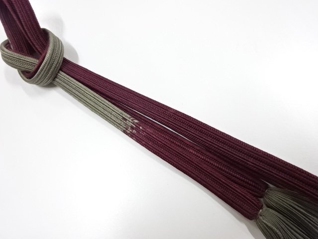 JAPANESE KIMONO / HAND-TIED OBIJIME CORD 